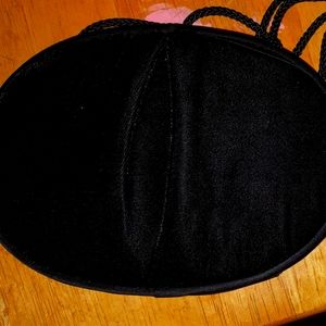 Black Velvet formal clutch purse